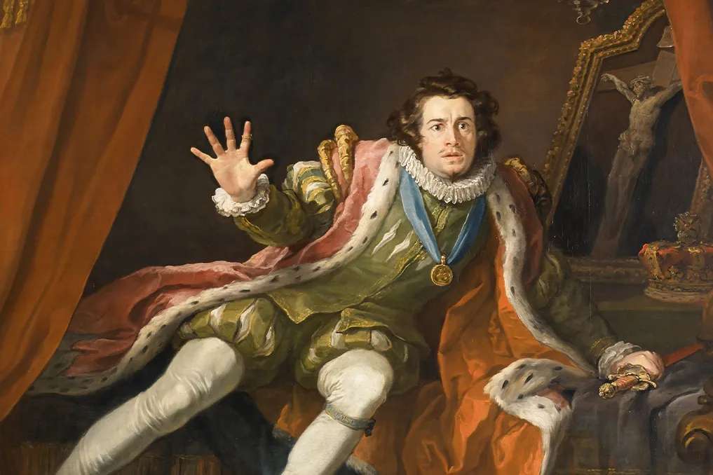 David Garrick as Richard III by William Hogarth, 1745