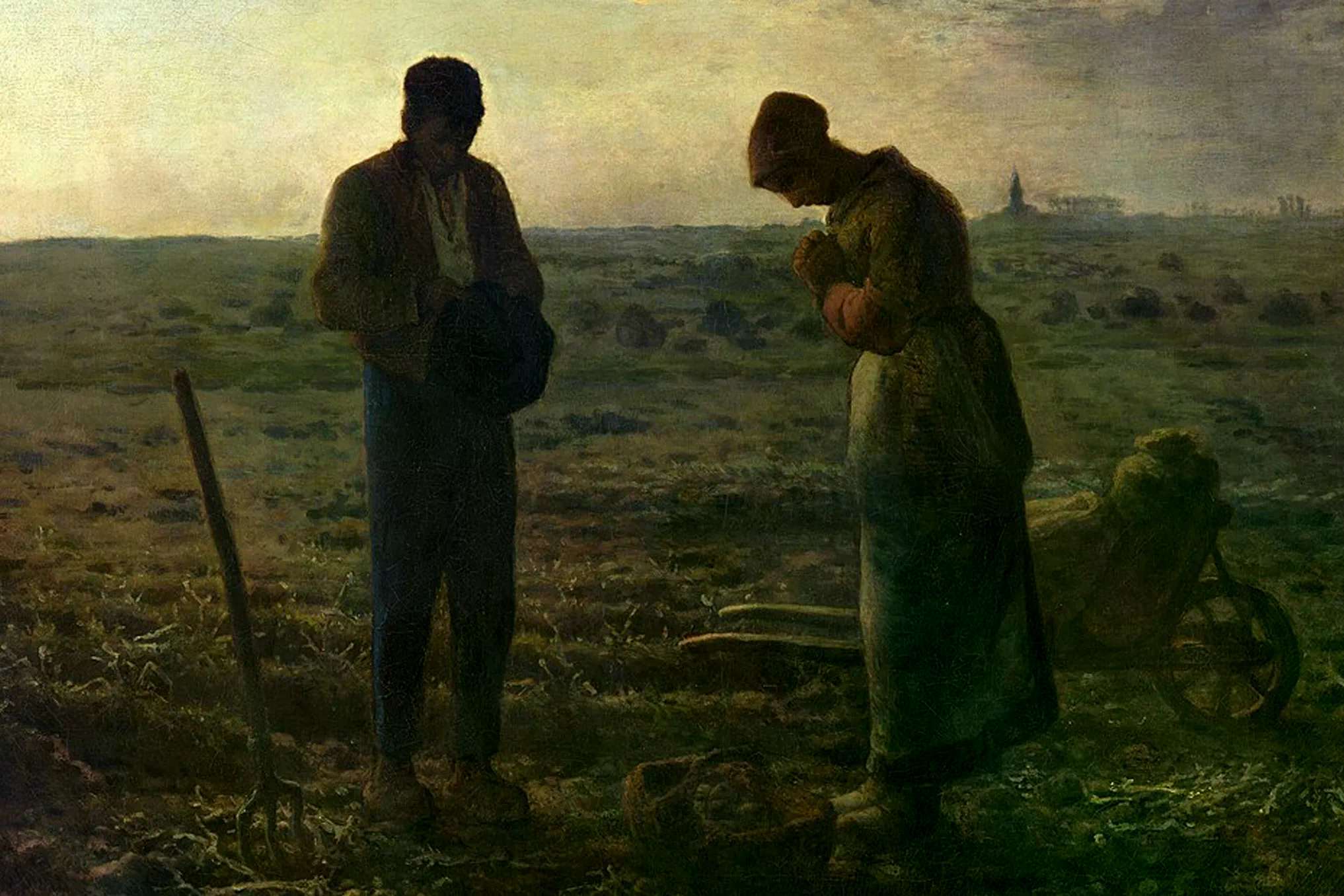 "The Angelus" by Jean-François Millet, 1857-1859