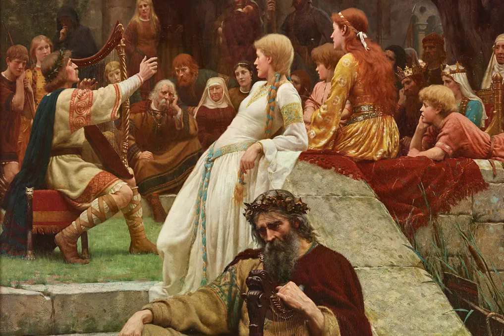 Faded Laurels by Edmund Leighton, 1889