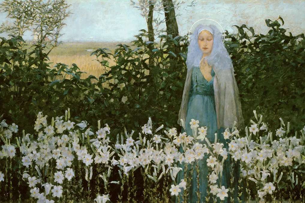 The Annunciation by George Hitchcock, 1887