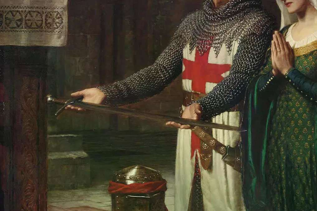 The Dedication by Edmund Leighton, 1908