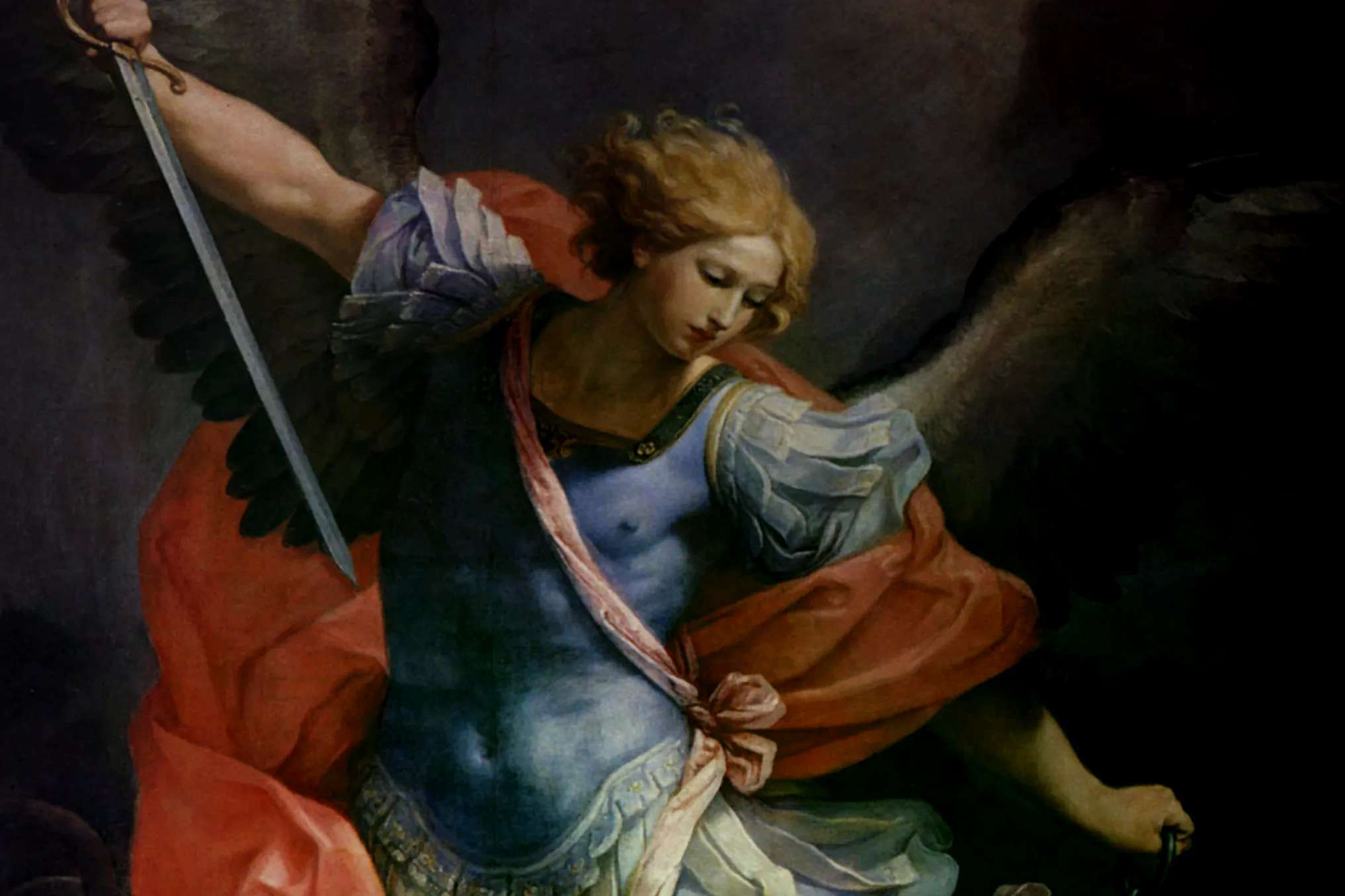 Michael Defeats Satan by Guido Reni, 1630