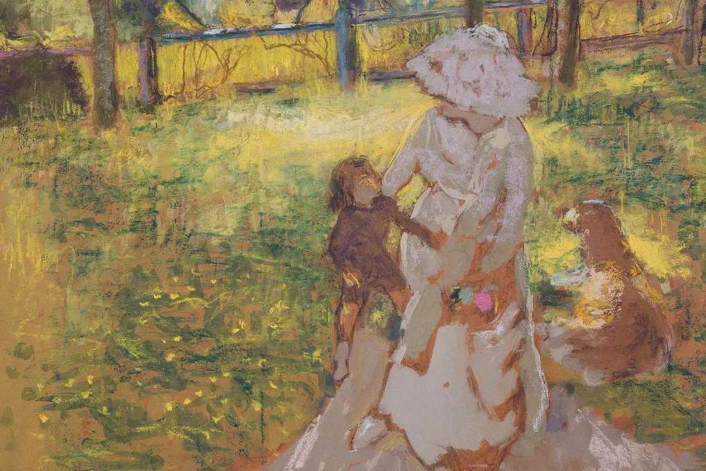 Mere et Enfant au Jardin by Edouard Vuillard, 1940