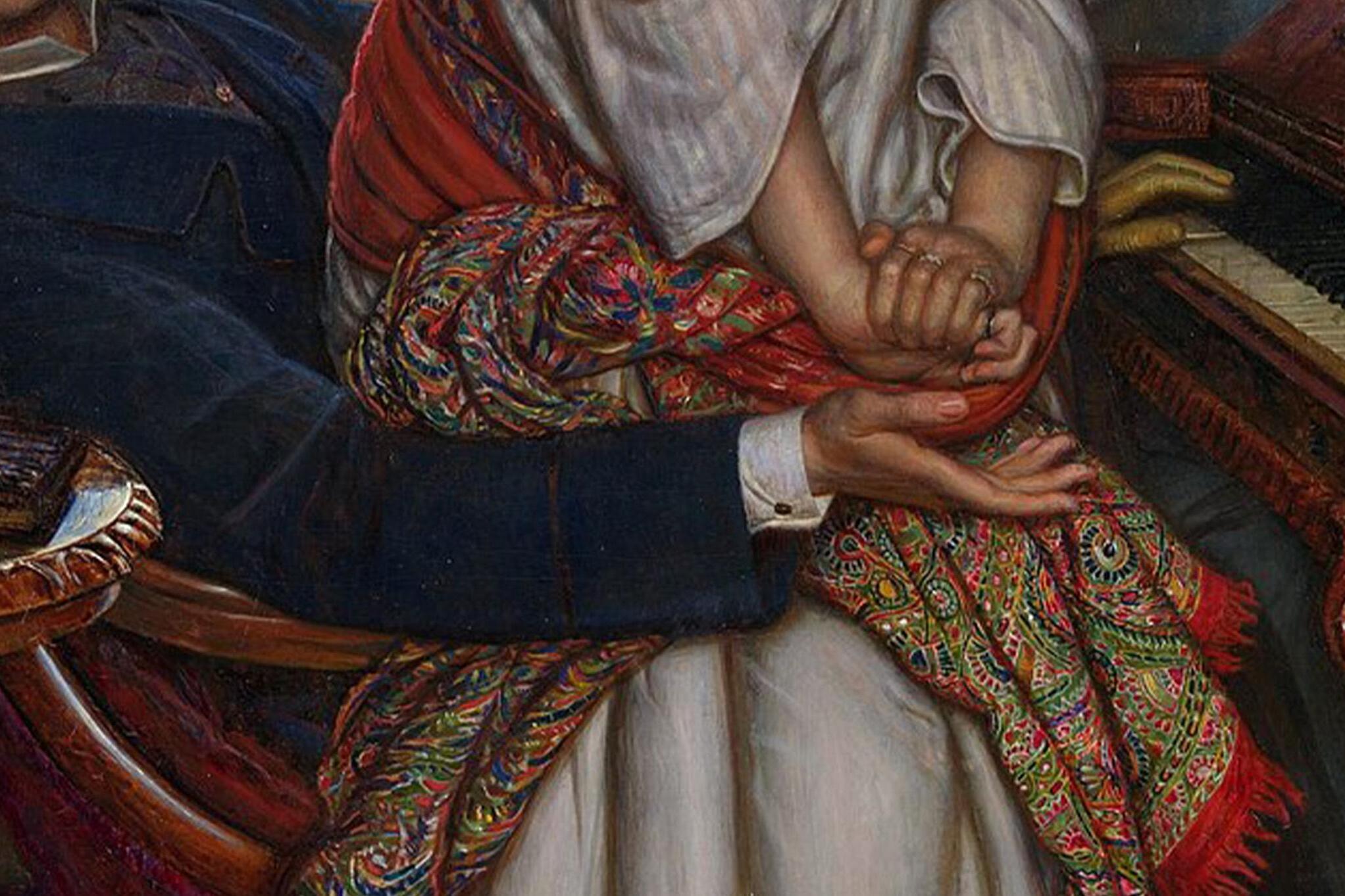 The Awakening Conscience by William Holman Hunt (1853)