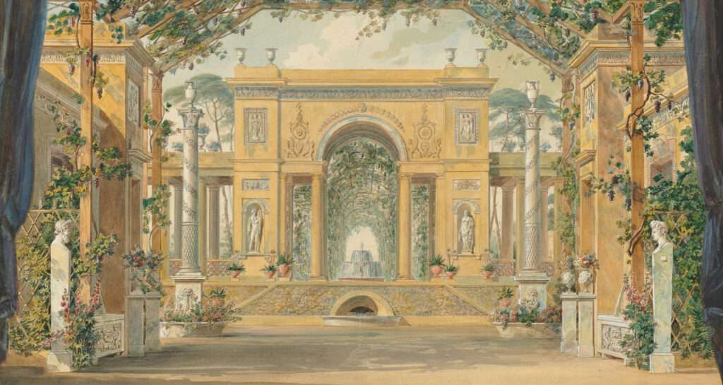 Decoration Executed for the Birthday of His Majesty the King of Westphalia by Pierre-Luc-Charles Cicéri, 1811