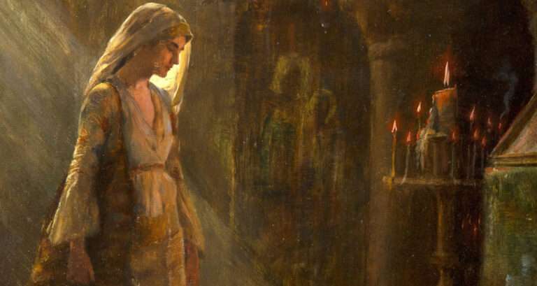 Hetki hiljaisuudessa by Mihail Konstantinovits Clodt, 1891