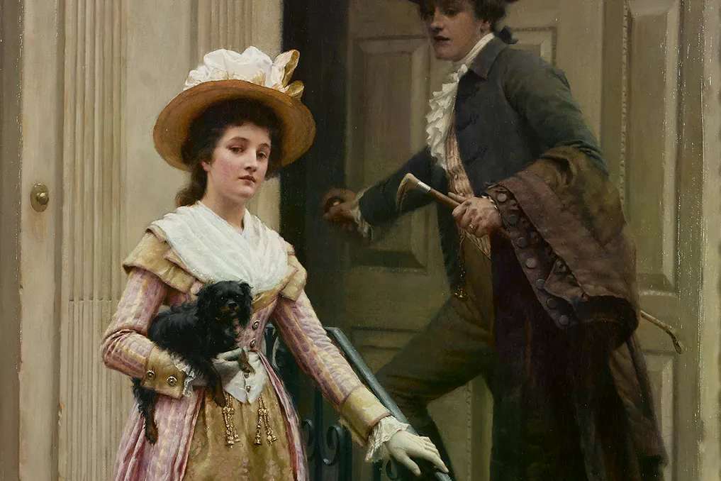 My Next-Door Neighbour by Edmund Leighton, 1894
