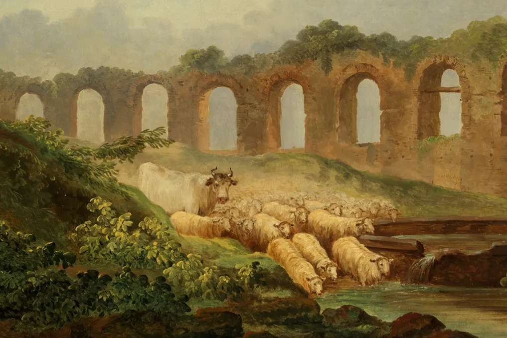 Aqueduct in Ruins by Hubert Robert