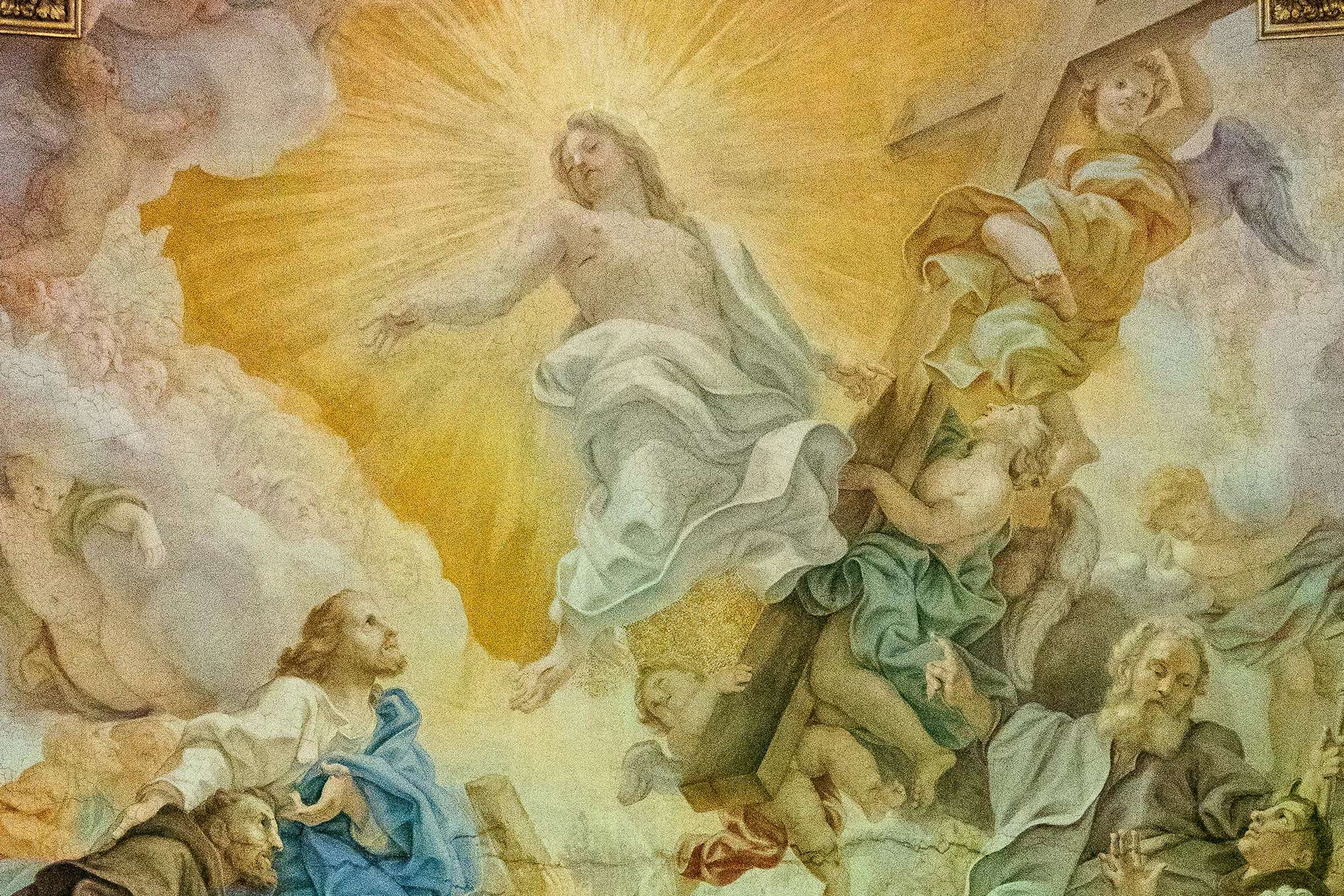 "Triumph of the Franciscan Order" by Baciccio, 1707
