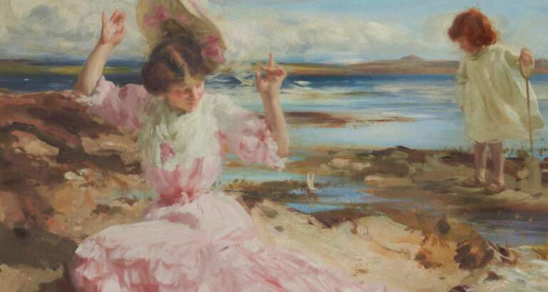 By Summer Seas by Charles Sims, 1904